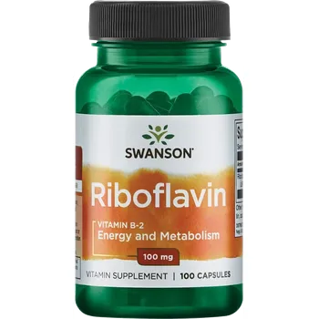 Swanson Riboflavin vitamín B2 100 mg 100 cps.
