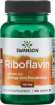 Swanson Riboflavin vitamín B2 100 mg 100 cps.