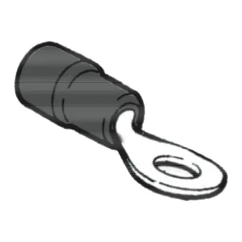 Kabelové oko kabelové oko prstencové, izolované, žluté 8 x 2,5 - 6