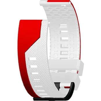 Řemínek na hodinky Luxusní Silikonový Pásek Na Hodinky - Dvoubarevný Barva: Červeno-Bílá, Velikost: 22 Mm