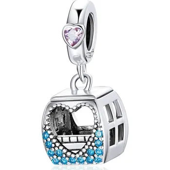 Přívěsek Bamoer stříbrný přívěsek Lanovka