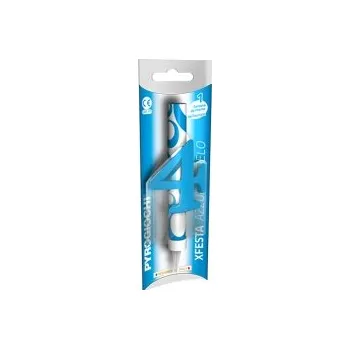 Dortová svíčka Dortová fontána č. 4 modrá