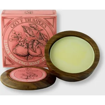 Geo F. Trumper Extract of Limes mýdlo na holení s miskou 80 g