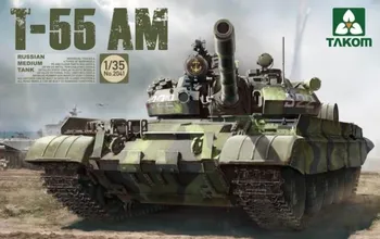 Plastikový model Takom T-55 AM Russian Medium Tank 1:35