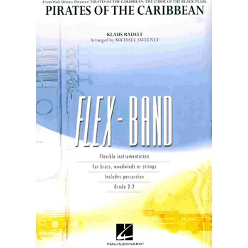 FLEX-BAND - PIRATES OF THE CARIBBEAN (grade 2-3) / partitura + party