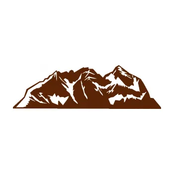 Samolepící dekorace Krajina hory 024 levá (15 - hnědá) SAMOLEPKA NA AUTO, NÁLEPKA, FÓLIE, POLEP, TUNING, VLASTNÍ TEXT, TISK, AUTOSAMOLEPKY.cz, POLEPY, OBRÁZEK, LOGO, 3D STICKERS