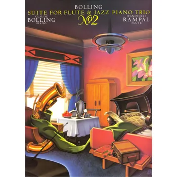 Hudebniny SUITE FOR FLUTE & JAZZ PIANO TRIO No.2 by Claude Bolling / SET (flute, piano, bass, drums)