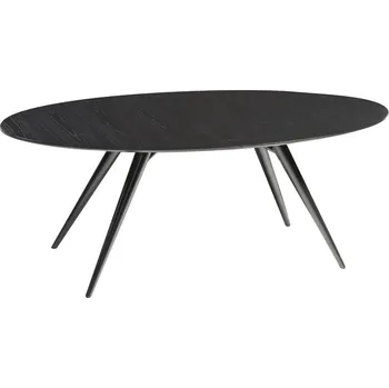 Jídelní stůl Dan-Form Černý dřevěný rozkládací stůl DAN-FORM Eclipse 200-300x110 cm