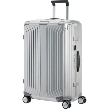 Samsonite Lite-Box Alu M 71 l stříbrný