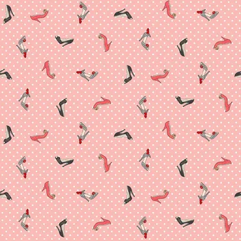 MAKOWER UK Látka bavlna se zlatým efektem 2311P