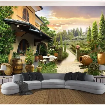 Fototapeta Solution Media 3D tapeta - Dům se zahradou MU3772 6 - Samolepící tapeta - 380-450g/m2