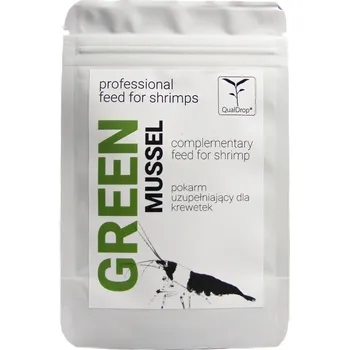 Akvaristika QualDrop Green Mussel - krmivo pro krevety Balení: 10 g