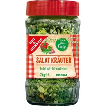 Sušená potravina G+G Salátové bylinky sušené mrazem 25g