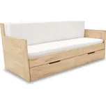 GABI Rozkládací postel DUO C 180x200 Sonoma