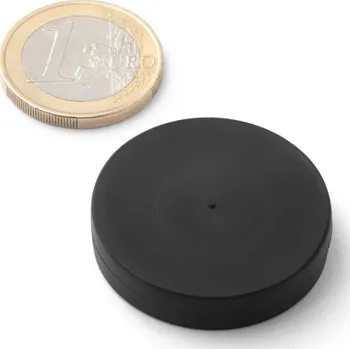 Dekorativní magnet SOLLAU Neodymový magnet válec D&nbsp;30x5 mm, Neodym, N45, pogumovaný