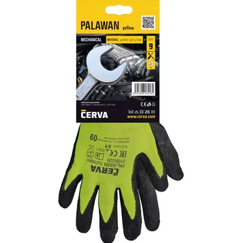 Pracovní rukavice PALAWAN rukavice s blistrem žlutá - 8