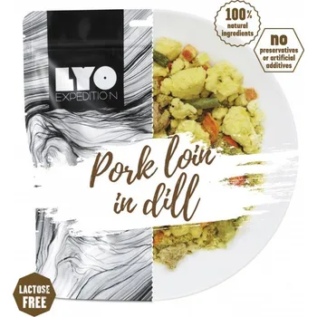 Hotové jídlo Lyofood Vepřové s koprovou omáčkou a bramborem velká porce