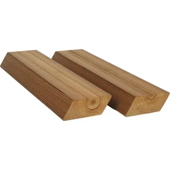 Příslušenství pro plot Dřevěný fasádní profil rhombus SSS 26x68 z materiálu ThermoWood - 3,0 m (0,2 m²)