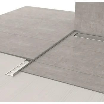 Stavební profil GPS3/SX/10 - profil ke sklu levý, délka 120 cm, nerez ocel broušená 31647