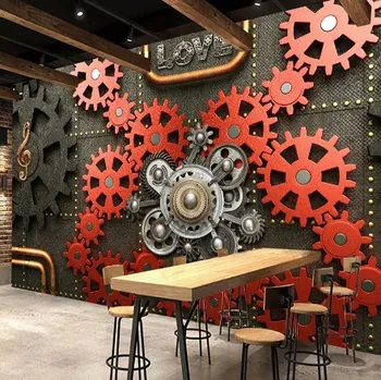 Tapeta Solution Media 3D tapeta - Ozubená kola MU1747 1 - Voděodolné plátno - Textilní tapeta omyvatelná - 250g/m2