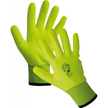 Pracovní rukavice TURTUR FH rukavice zimní máč. žlutá 8
