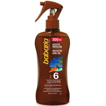 Přípravek na opalování Babaria Sun Protective Oil SPF6 300 ml