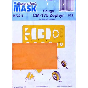 Plastikový model Special hobby 1/72 Mask for Fouga CM-175 Zephyr (SP.HOBBY)