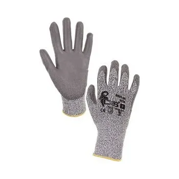 Pracovní rukavice Protipořezové rukavice CITA, šedé, vel. 10