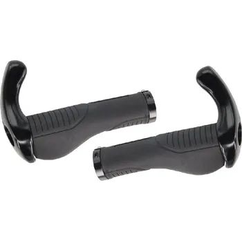 grip Gripy LONGUS Spur anatomické včetně integrovaných rohů černé