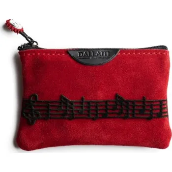 Peněženka PARTITURA, semišová kůže Barva: Červená