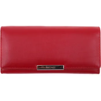 Peněženka Dámská kožená peněženka Segali SG - 7066 červená