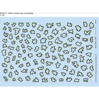 Plastikový model Eduard 1/32 Italian smoke rings camouflage