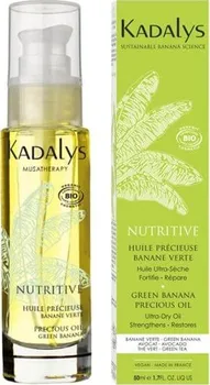 Tělový olej Kadalys Nutritive Green Banana Precious Oil suchý olej na pleť, tělo a vlasy BIO 50 ml