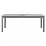 vidaXL Dekorhome 140 x 80 x 74 cm šedý