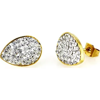 Souprava šperků MPM Ocelové náušnice z chirurgické oceli Earrings 7620 - Gold