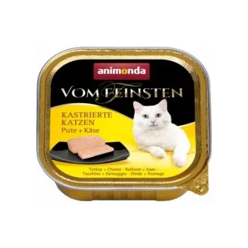 Krmivo pro kočku ANIMONDA paštika PRO KASTRÁTY - krůta+sýr 100g