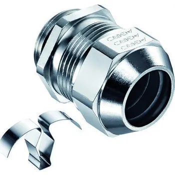 AGRO AG-1083.17 Kabelova vyvodka EMC easy, mosazna, kratky zavit M16, dvoudilne tesneni kr