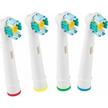 Náhradní hlavice k elektrickému kartáčku BMK Trading EB18 3D White Náhradní kompatibilní hlavice pro Oral-B 4 ks