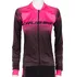 cyklistický dres CRUSSIS Dres CSW-061 černý/růžový
