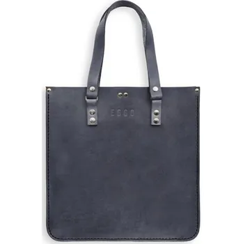 Kabelka Eggo Malinowski kožená kabelka Šedá