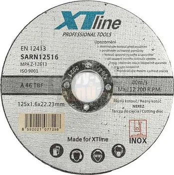 Řezný kotouč XTline SARN12516 125 mm