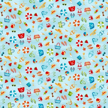 MAKOWER UK Látka bavlna v metráži 2339B