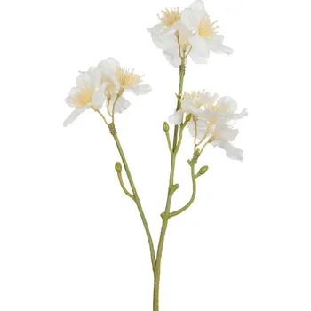 umělá květina Dekorační umělá větvička s krémovými květy Kersenboom - 25 cm