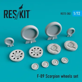 Plastikový model Reskit 1/72 F-89 Scorpion wheels set