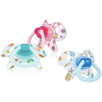 dudlíky DĚTSKÝ ORTODONTICKÝ DUDLÍK NUBY 0-6 MĚSÍCŮ