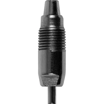 Nipl nerez pro králíky s kloboučkem, jednoduchý s plastovým kloboučkem, bez pružiny a těsnění, 3 dílný