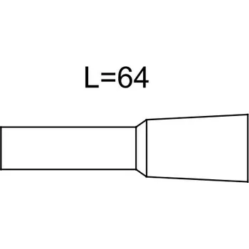 Příslušenství ke svářečce Rohrman Keramická hubice č. 4 6,4x64 mm (42,0300,1120)