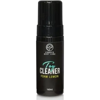 Čisticí prostředek na erotické pomůcky Čistící pěna COBECO Toy Cleaner Foam Lemon 160 ml | Cobeco Pharma