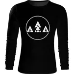 Tričko s potiskem Triko s dlouhým rukávem - moto & gym & fight pánské