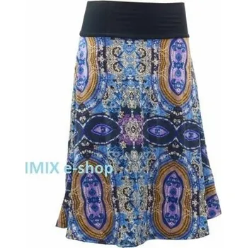 Dámská sukně Středně dlouhá sukně Elena - orientální motiv